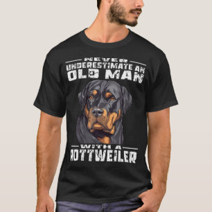 Unterschätze niemals einen alten Mann mit einem Ro T-Shirt