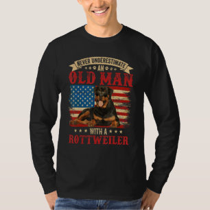 Unterschätze niemals einen alten Mann mit einem Ro T-Shirt