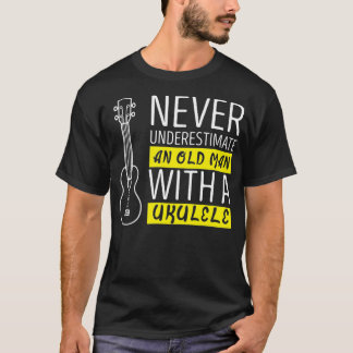 Unterschätze niemals einen alten Mann mit einer Uk T-Shirt