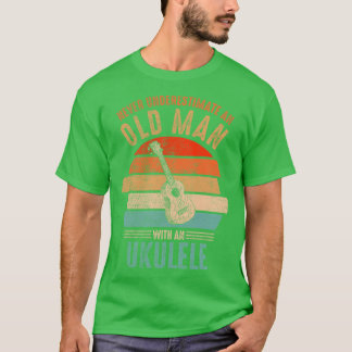 Unterschätze niemals einen alten Mann mit einer Uk T-Shirt