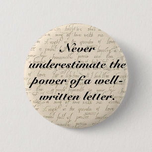 Unterschätzen Sie nie den Power eines Buchstaben Button