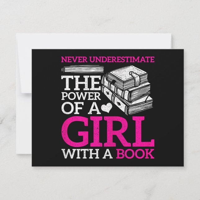 Unterschätzen Sie nie den Power eines Mädchens mit (Vorderseite)