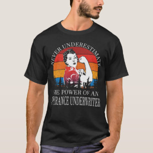 Unterschätzen Sie nie den Versicherungsversichere T-Shirt