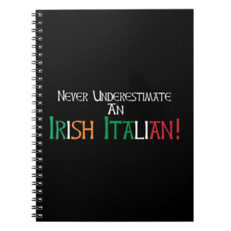 Unterschätzen Sie nie ein irisches, stolzes Herita Notizblock