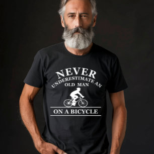 Unterschätzen Sie nie einen alten Mann auf dem Fah T-Shirt