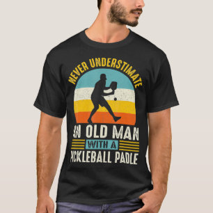 Unterschätzen Sie nie einen alten Mann, der ein lu T-Shirt