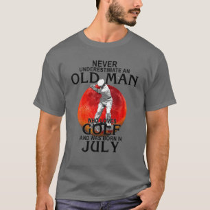 Unterschätzen Sie nie einen alten Mann, der Golf L T-Shirt