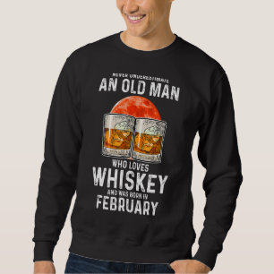 Unterschätzen Sie nie einen alten Mann, der Lieben Sweatshirt