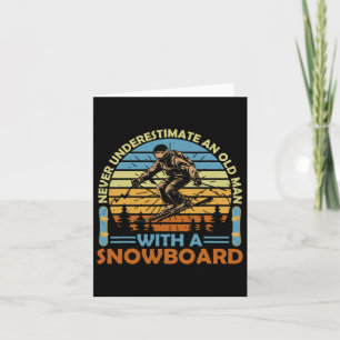 Unterschätzen Sie nie einen alten Mann mit Snowboa Karte