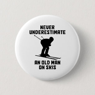 Unterschätzen Sie nie einen alten Skitrainer Button