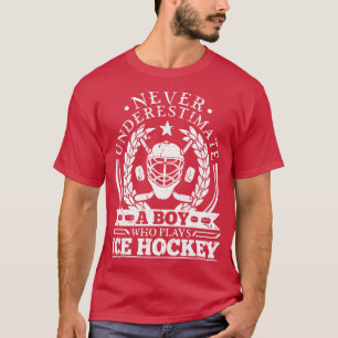 Unterschätzen Sie nie einen Eishockey T-Shirt