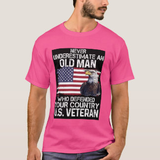 Unterschätzen Sie niemals den alten Mann, der Ihre T-Shirt