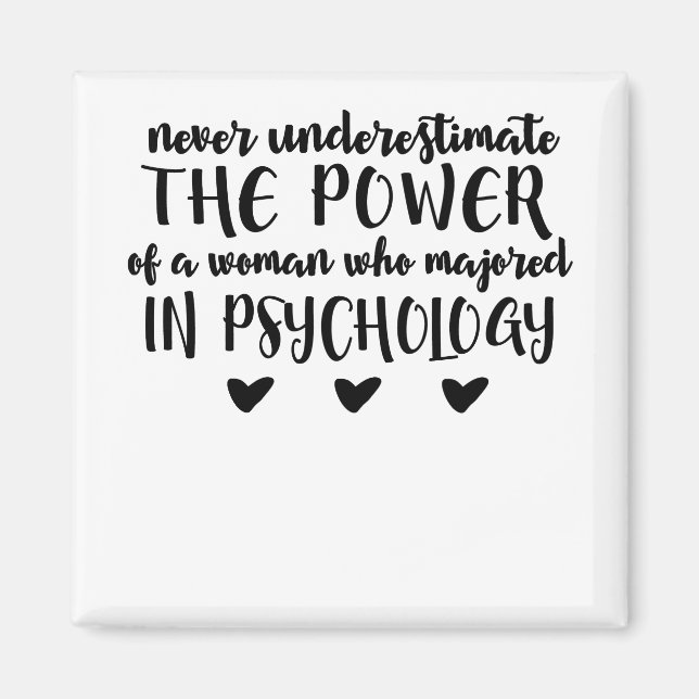 Unterschätzen Sie niemals den Power einer Frau, di Magnet (Vorne)