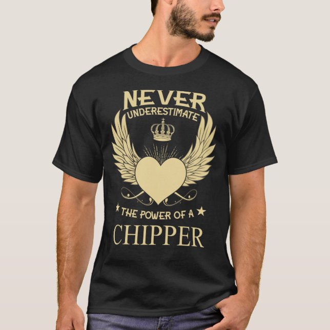 Unterschätzen Sie niemals den Power eines A/A-Chip T-Shirt (Vorderseite)