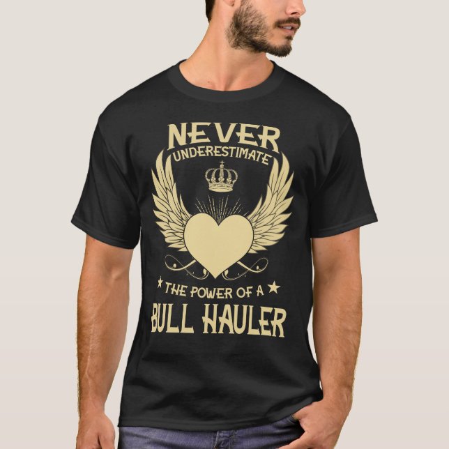 Unterschätzen Sie niemals den Power von A/A Bull H T-Shirt (Vorderseite)