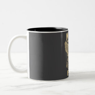 Unterschätzen Sie niemals den Power von Poe Zweifarbige Tasse
