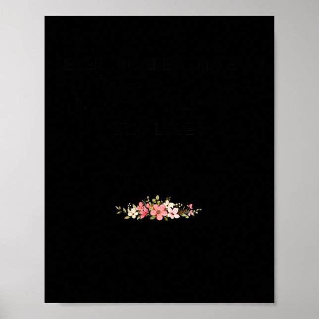 Unterschätzen Sie niemals die alte Dame, die Hocke Poster (Vorne)