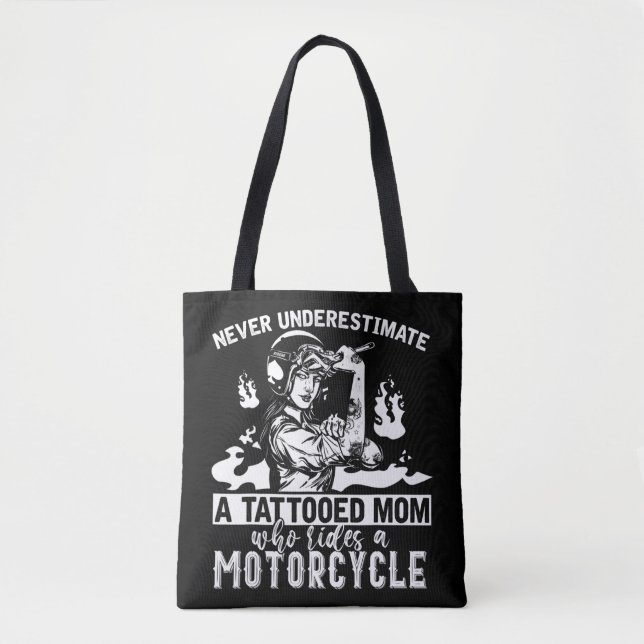 Unterschätzen Sie niemals ein Motorrad der tattooo (Vorderseite)
