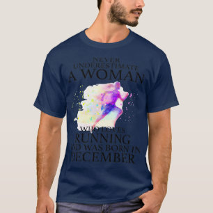 Unterschätzen Sie niemals eine Frau, die Lieben la T-Shirt