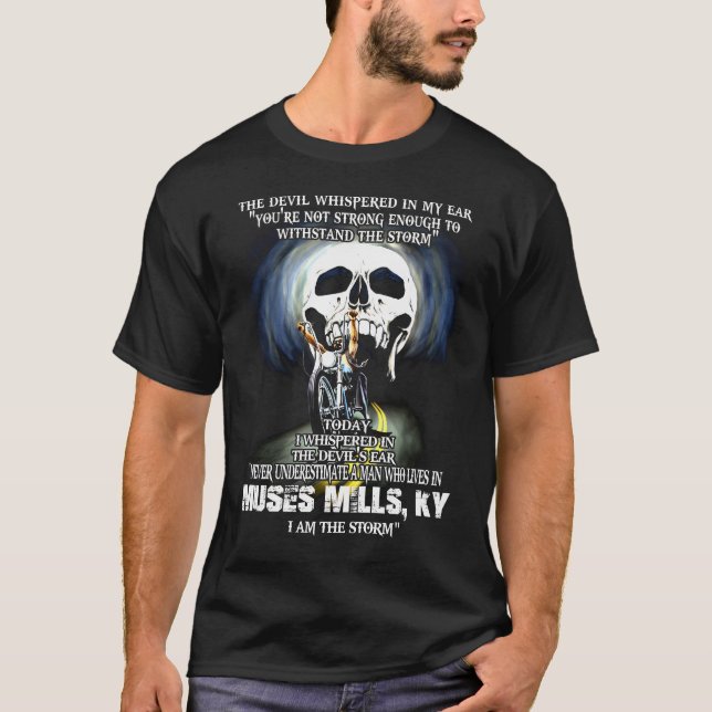 Unterschätzen Sie niemals eine MUSES MILLS KY Man T-Shirt (Vorderseite)