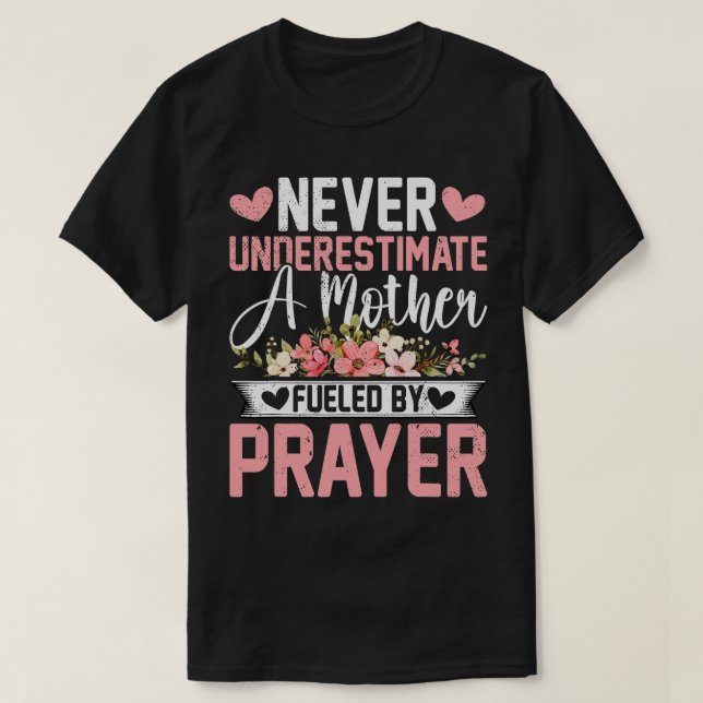 Unterschätzen Sie niemals eine Mutter, die von der T-Shirt (Design vorne)