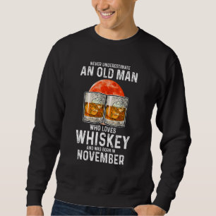 Unterschätzen Sie niemals einen alten Mann, der Li Sweatshirt