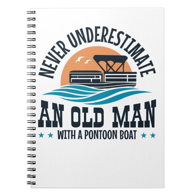 Unterschätzen Sie niemals einen alten Mann mit ein Notizblock (Vorderseite)