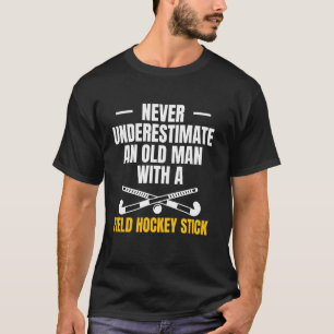 Unterschätzen Sie niemals einen alten Mann mit ein T-Shirt