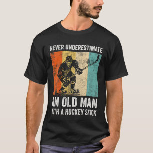 Unterschätzen Sie niemals einen alten Mann mit Ho T-Shirt