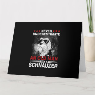 Unterschätzen Sie niemals einen alten Mann mit Sch Karte