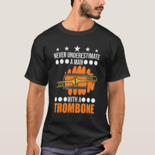 Unterschätzen Sie niemals einen Mann mit einem Röh T-Shirt