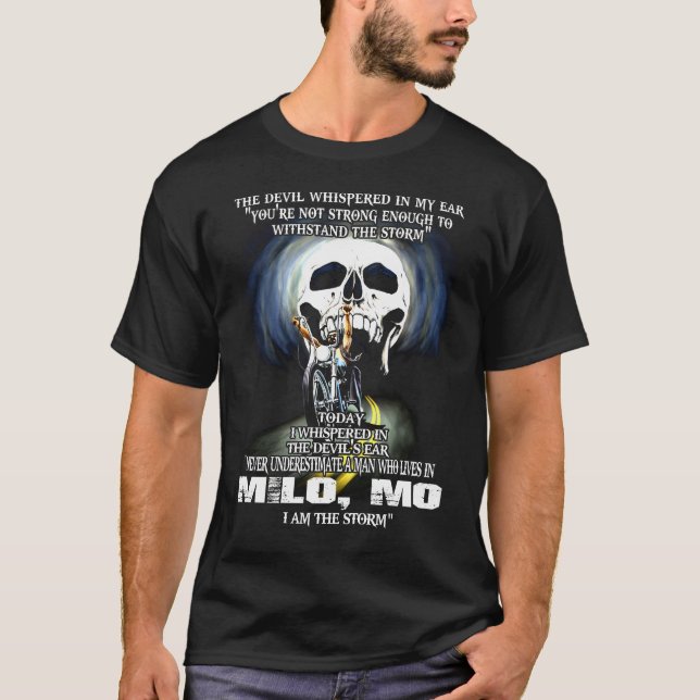 Unterschätzen Sie niemals einen MILO-Mann T-Shirt (Vorderseite)