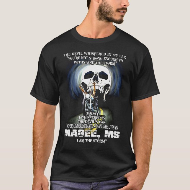 Unterschätzen Sie niemals MAGEE MS Man T-Shirt (Vorderseite)