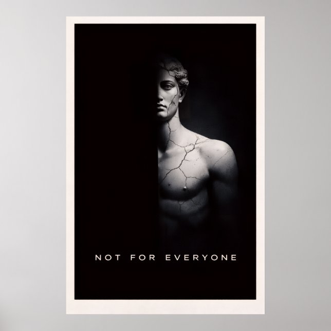 Unterschätzter Minimalist – Motivierende stille Ma Poster (Vorne)
