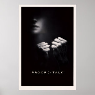 Unterschätzter Minimalist - Motivierende stille Ma Poster