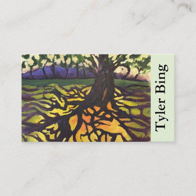 Unterscheidende abstrakte Kunst-'Baum von Life Visitenkarte (Vorderseite)