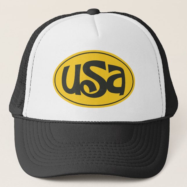 Unterscheidendes Design "USA" Truckerkappe (Vorderseite)