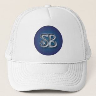 Unterscheidungsmerkmal "SB" Monogramm Truckerkappe