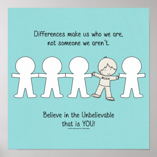 Unterschiede machen uns poster (Vorne)