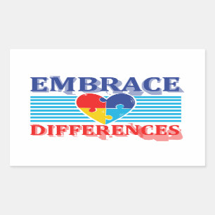 Unterschiede Umarmen Sticker