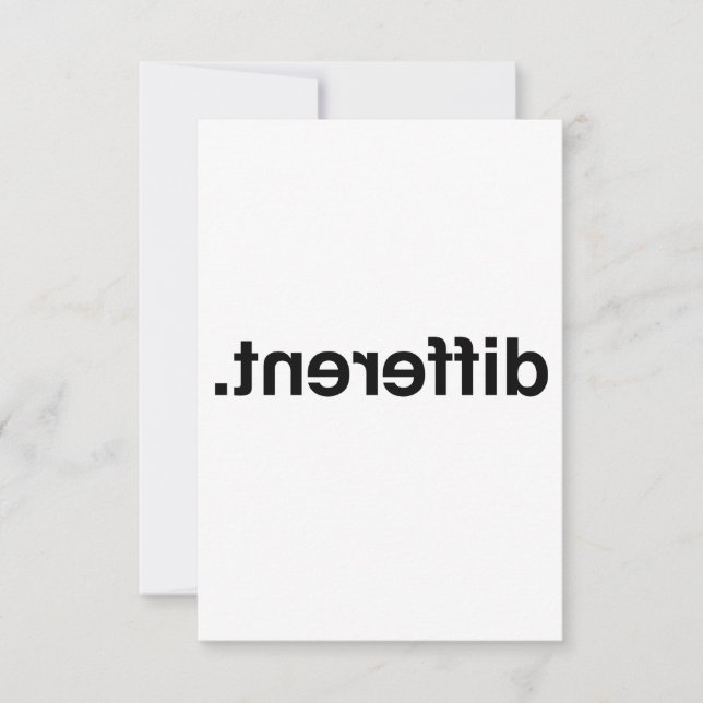 Unterschiedlich (Vorderseite)