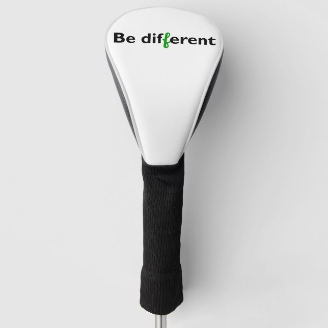 unterschiedlich sein golf headcover (Vorderseite)