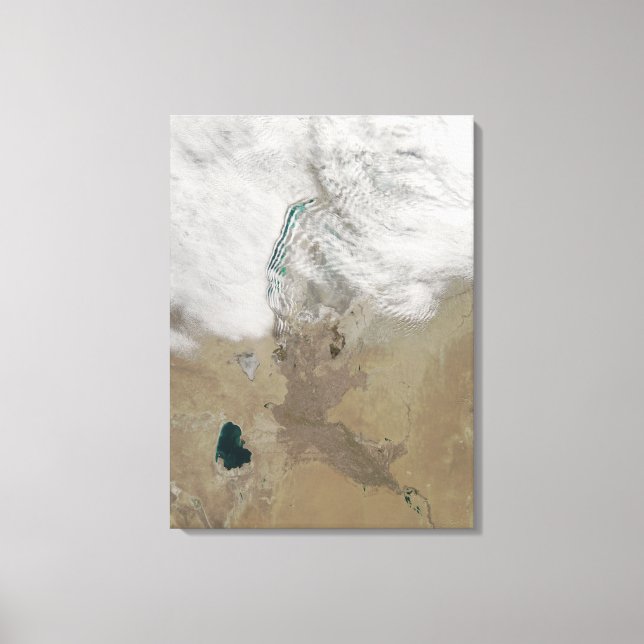 Unterschiedliche Wolkenrichtungen Leinwanddruck (Vorderseite)