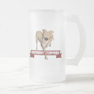 Unterschiedliches Toiminen - Bier-Tasse Mattglas Bierglas