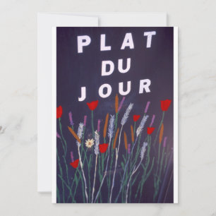 Unterschreiben auf Französisch für Lebensmittel