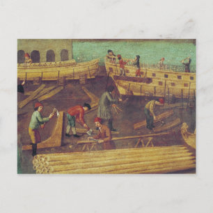 Unterschreiben für die Marangoni-Familie der Schif Postkarte