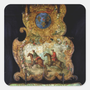 Unterschreiben für die Royal Mail of Chantilly Quadratischer Aufkleber