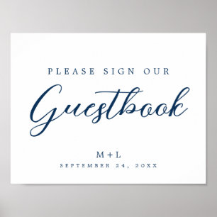 Unterschreiben Sie unser Gästebuch Hochzeitsempf