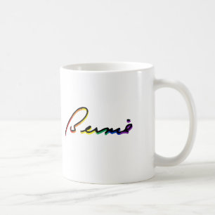 Unterschrift Bernie Sanders Pride Regenbogen - LGB Tasse