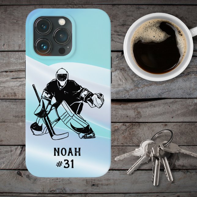Unterschrift des Eishockey-Torhüters Case-Mate iPhone Hülle (Von Creator hochgeladen)